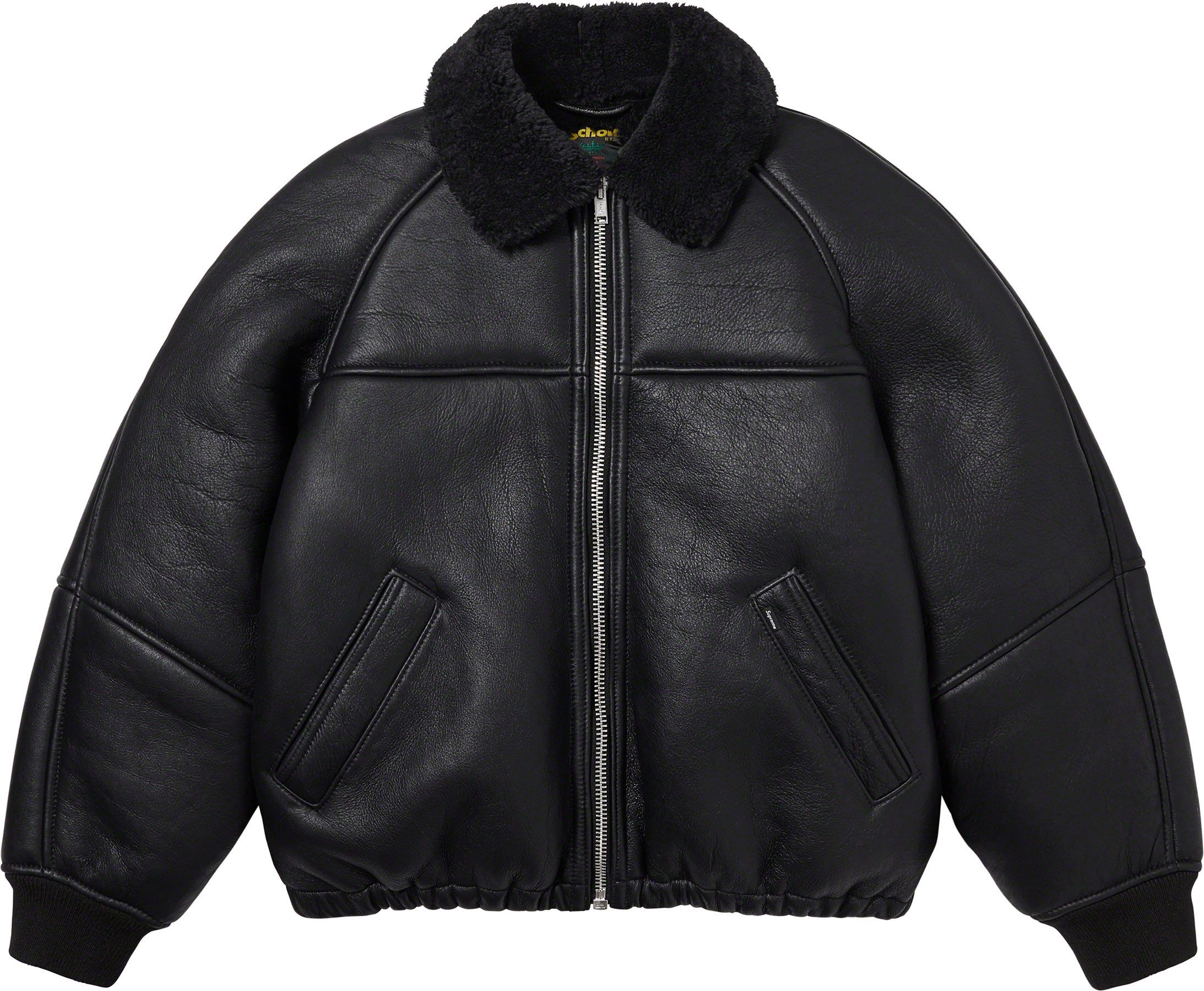 Supreme®/Schott® Shearling Bomber Jacket view 21